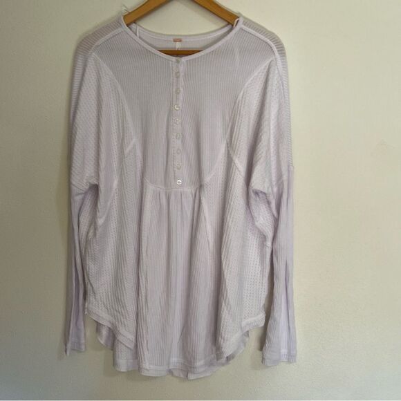 Free People Long Sleeve Tee - White - Picture 9 of 12